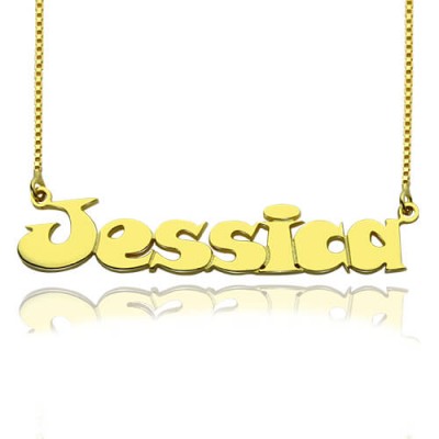 Gold Over Children's Name Necklace - The Handmade ™