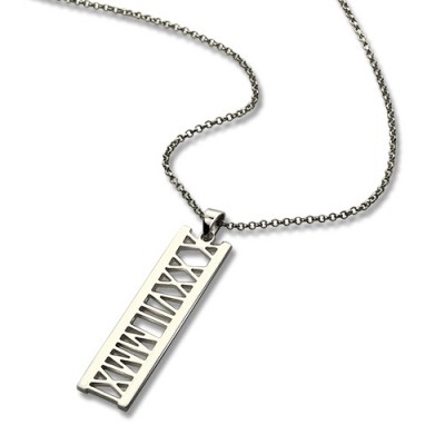 Special Date Necklace Silver - The Handmade ™