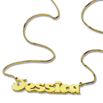 Gold Over Children's Name Necklace - The Handmade ™