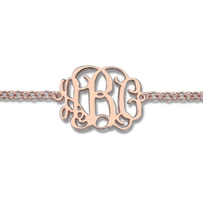 Rose Monogram Bracelet - The Handmade ™