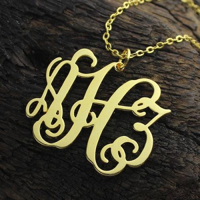 Taylor Swift Monogram Necklace Gold - The Handmade ™