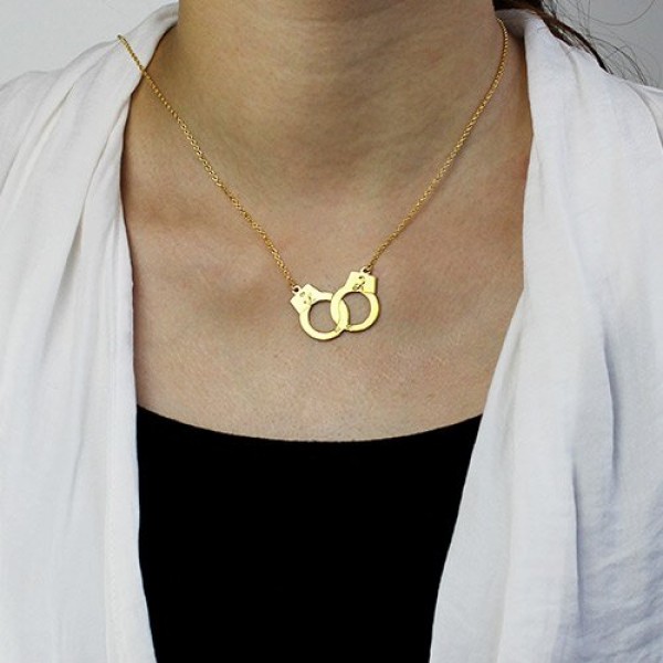 Handcuff Necklace Gold - The Handmade ™
