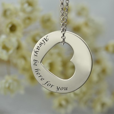Promise Necklace For Her Silver - The Handmade ™