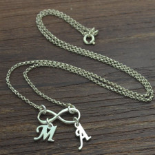 Personalized Infinity Necklaces & Custom Handmade Silver Jewelry