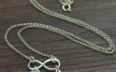 Personalized Infinity Necklaces & Custom Handmade Silver Jewelry