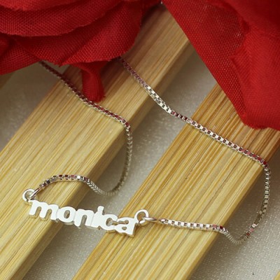 My Tiny Name Necklace Silver - The Handmade ™