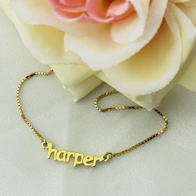 Mini Name Necklace Gold - The Handmade ™