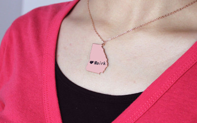 The Ultimate Guide: Georgia State Rose Gold Necklaces Handmade Secrets!