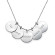 Multi Disc Necklace: Your Loved Ones, Captured in Sterling Silver