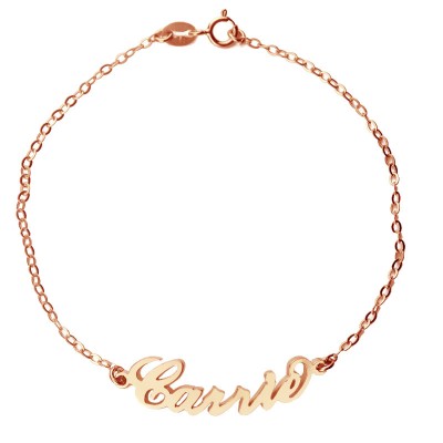Rose Carrie Style Name Bracelet - The Handmade ™
