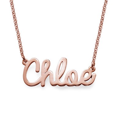 Stylish Name Necklace In Silver or Gold - The Handmade ™