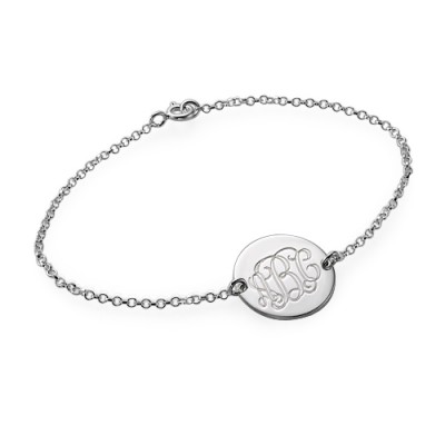 Silver Monogram Bracelet - The Handmade ™