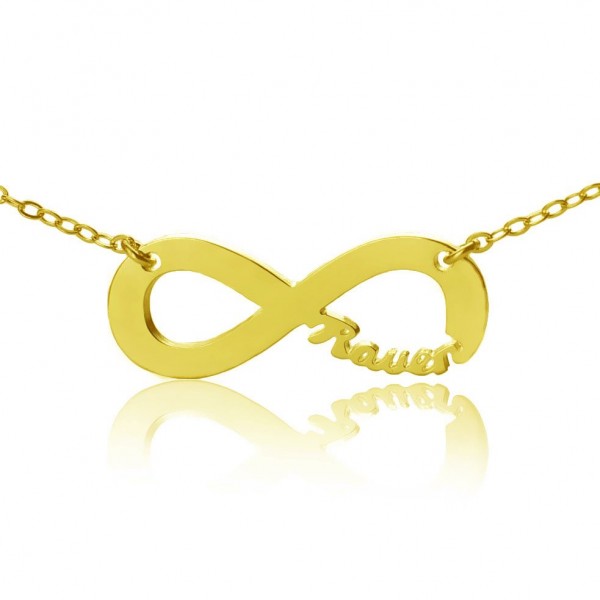 Gold Infinity Name Necklace - The Handmade ™