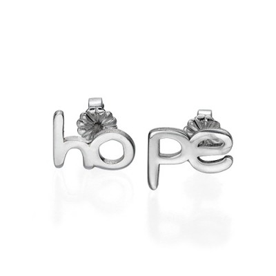 Hope and Love Stud Earrings - The Handmade ™