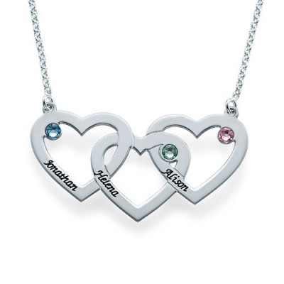 Intertwined Hearts Necklace - The Handmade ™