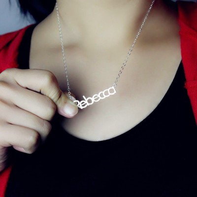 Make Your Own Name Necklace Silver - The Handmade ™