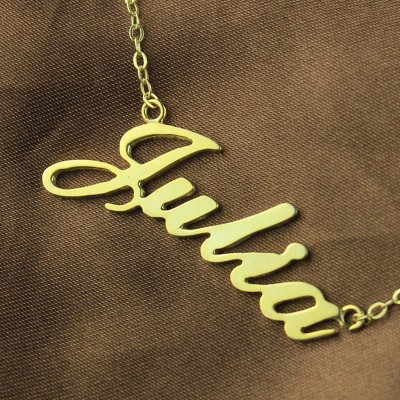 Classic Name Necklace in Gold - The Handmade ™