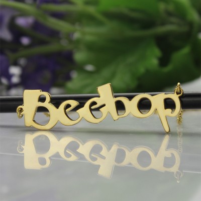 Create Your Own Name Necklace Gold - The Handmade ™