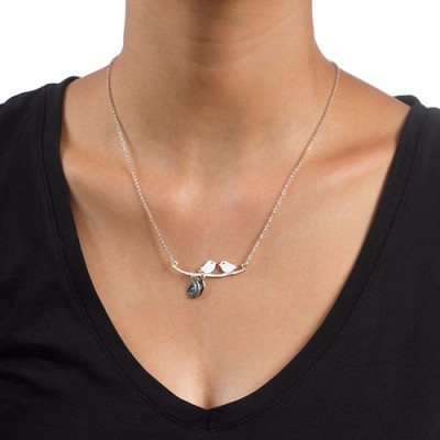 Mum Jewellery – Silver Bird Necklace - The Handmade ™