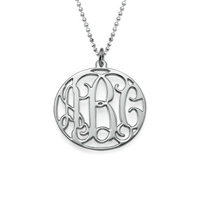 Circle Initials Necklace - The Handmade ™