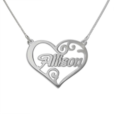 Heart Name Necklace - The Handmade ™
