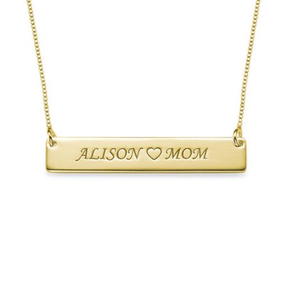 Gold Nameplate Necklace - The Handmade ™