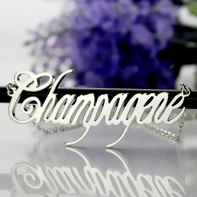 Unique Name Necklace Silver - The Handmade ™