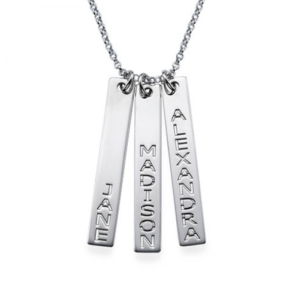 Silver Children’s Name Tag Necklace - The Handmade ™
