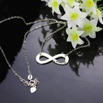 Silver Infinity Name Necklace - The Handmade ™