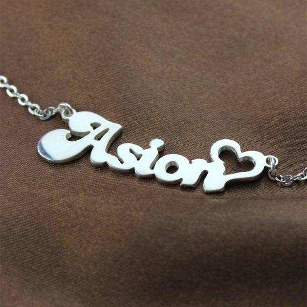 My Name Necklace Persnalized in Silver - The Handmade ™