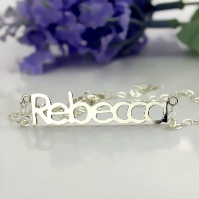 Make Your Own Name Necklace Silver - The Handmade ™