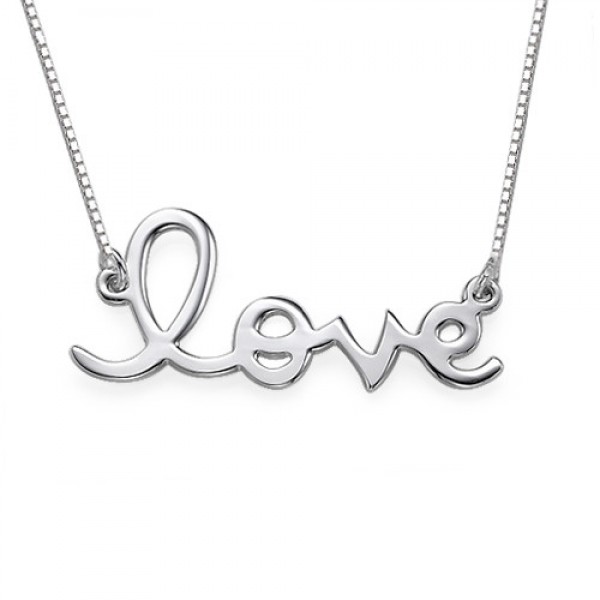 Love Necklace in Silver - The Handmade ™