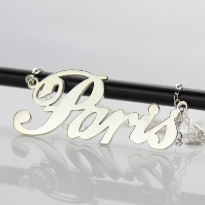 Name Necklace Silver "Paris" - The Handmade ™