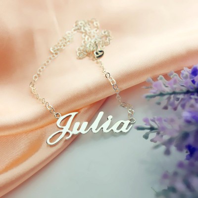 Classic Name Necklace in Silver - The Handmade ™