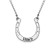 Personalised Sterling Silver Engraved Horseshoe Necklace | Lucky Charm