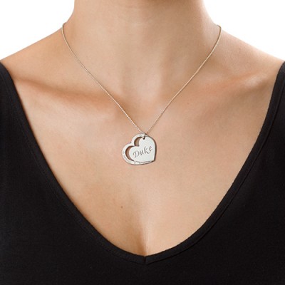 Family Heart Necklace in Silver - The Handmade ™