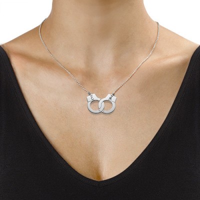 Silver Handcuff Necklace - The Handmade ™