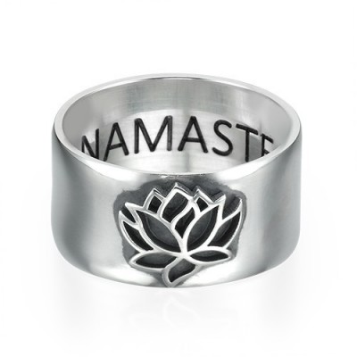 Silver Lotus Flower Ring - The Handmade ™