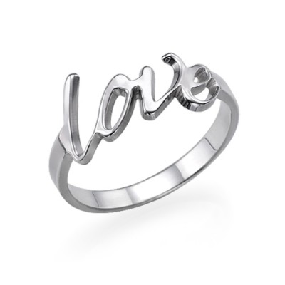 Silver Love Ring - The Handmade ™