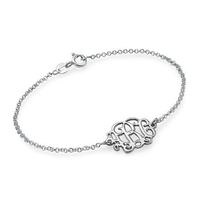Silver Initials Bracelet /Anklet - The Handmade ™