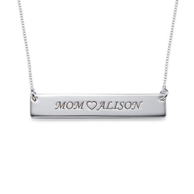 Nameplate Necklace in Silver - The Handmade ™