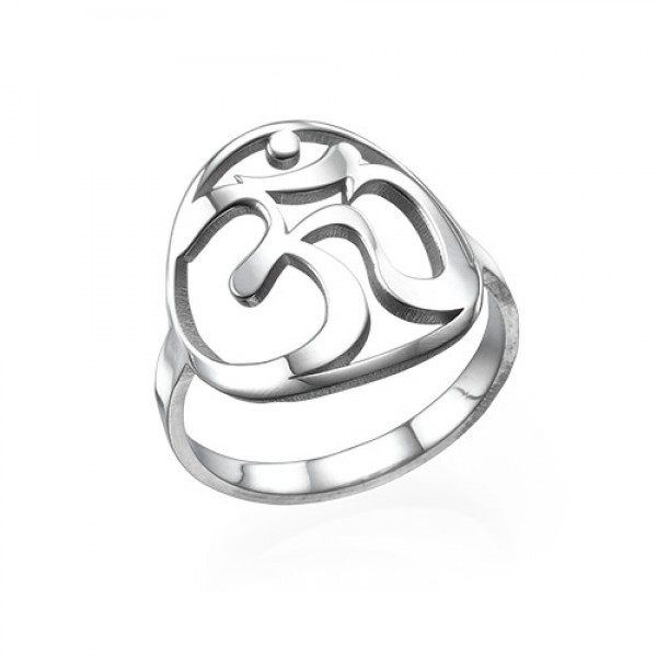Silver Om Ring - The Handmade ™