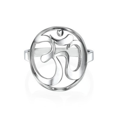 Silver Om Ring - The Handmade ™
