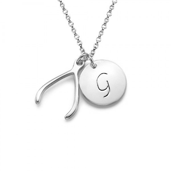 Silver Wishbone Necklace - The Handmade ™