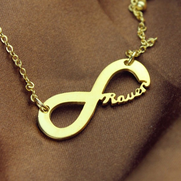 Gold Infinity Name Necklace - The Handmade ™