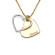 Your Love Story in Gold & Silver: The Two Tone Heart Necklace