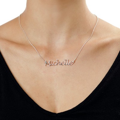 Silver Handwritten Name Necklace - The Handmade ™