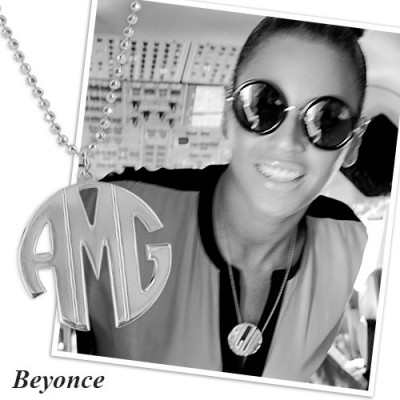 Silver Print Monogram Necklace - The Handmade ™