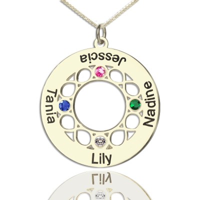 Infinity Family Names Necklace For Mom - The Handmade ™