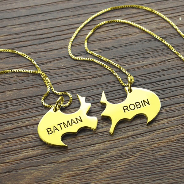 Puzzle Friend Name Necklace Gold - The Handmade ™